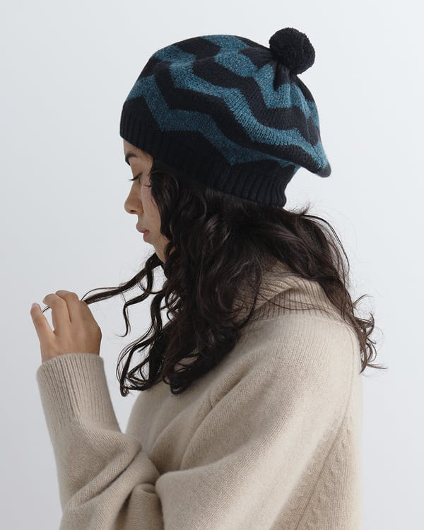 JG Zigzag Tammy Hat Black/Lugano
