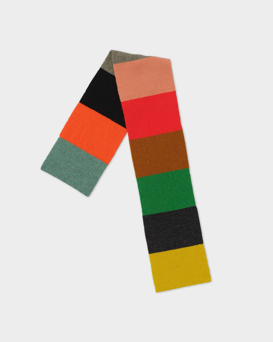 JG Small Colourblock Scarf Bright