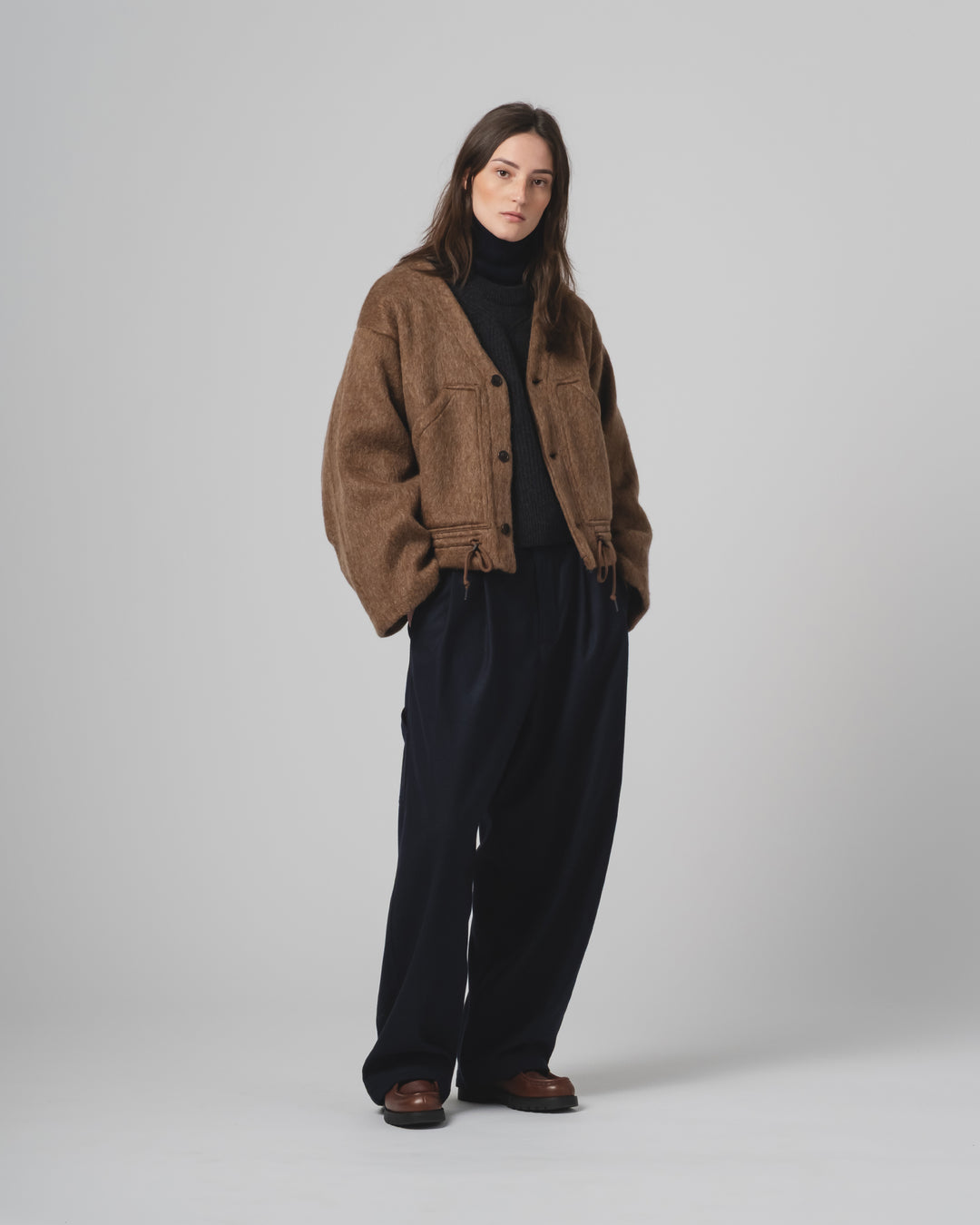 G.o.D Reactor Jacket Mohair Fleece Java Brown