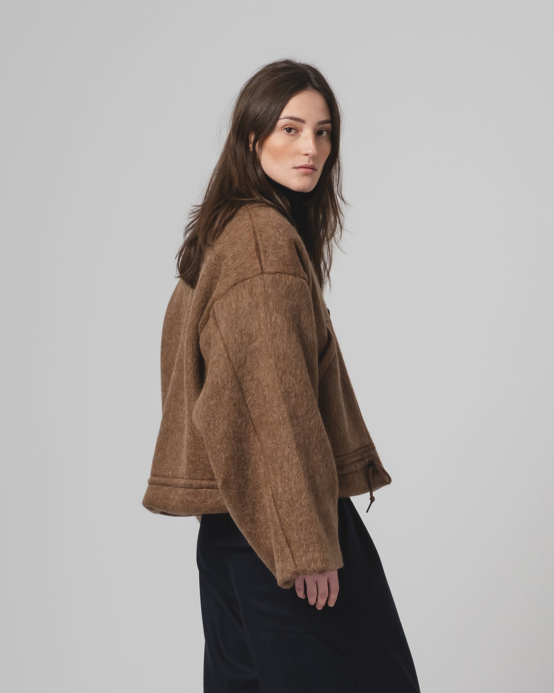G.o.D Reactor Jacket Mohair Fleece Java Brown