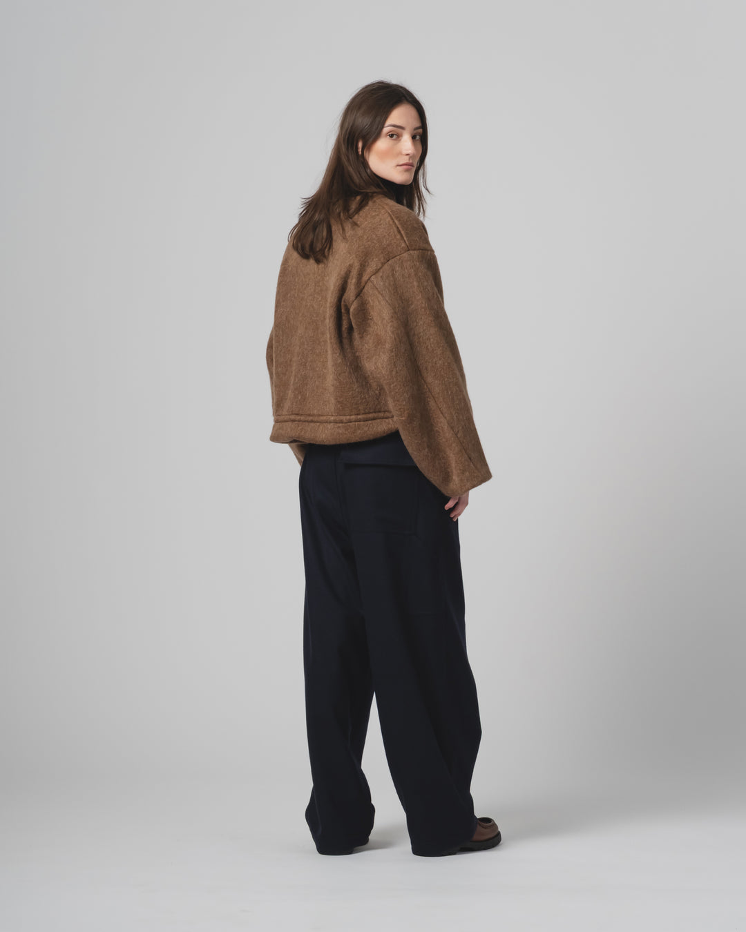 G.o.D Reactor Jacket Mohair Fleece Java Brown
