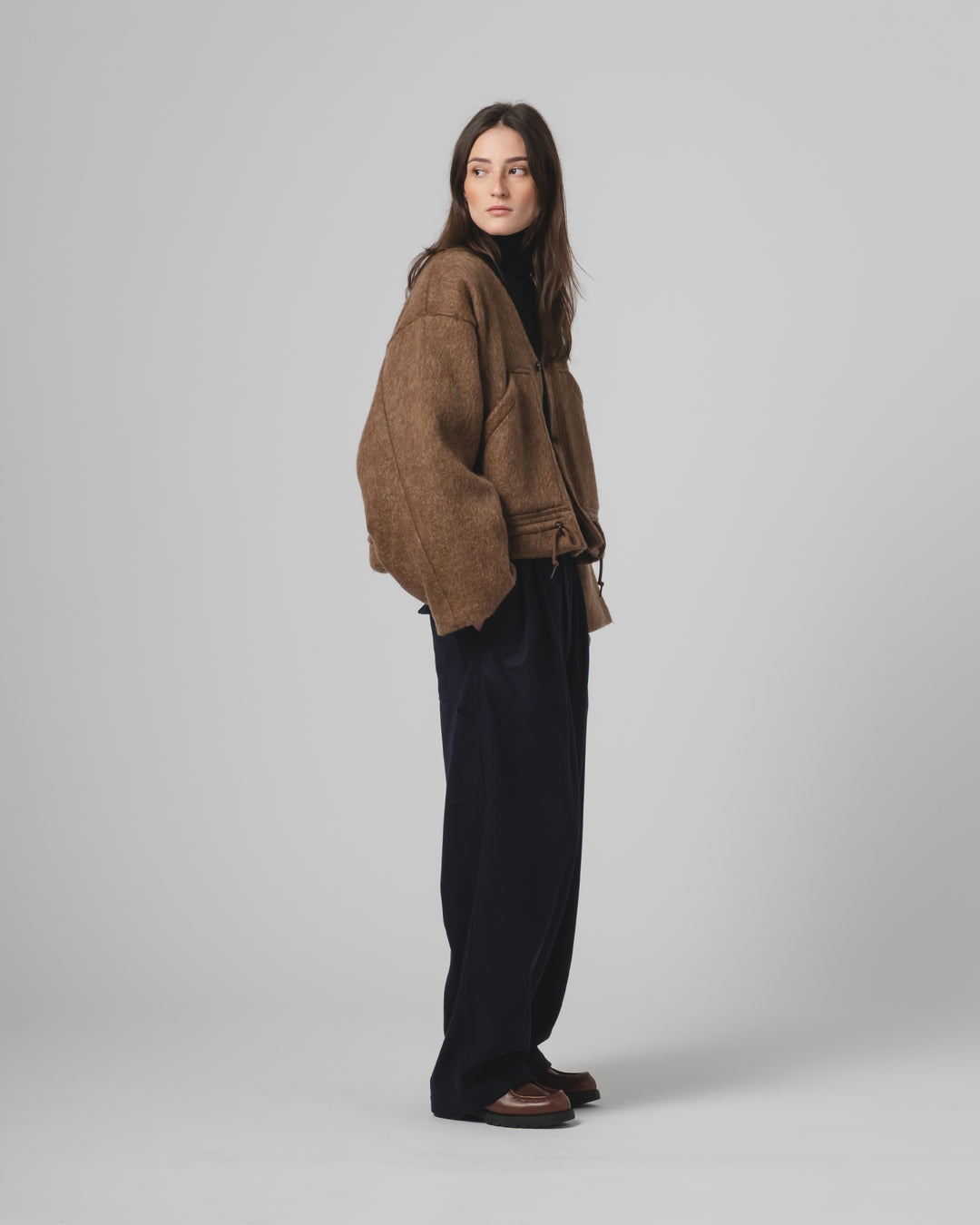 G.o.D Reactor Jacket Mohair Fleece Java Brown