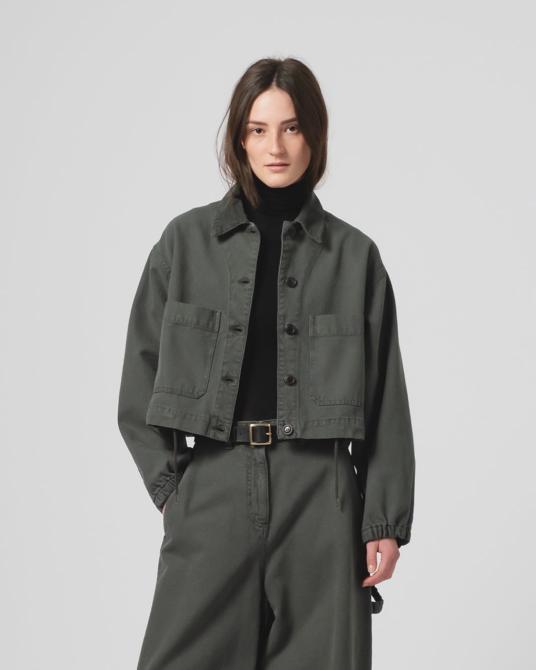 G.o.D Woopsie Jacket Canvas Forest Green