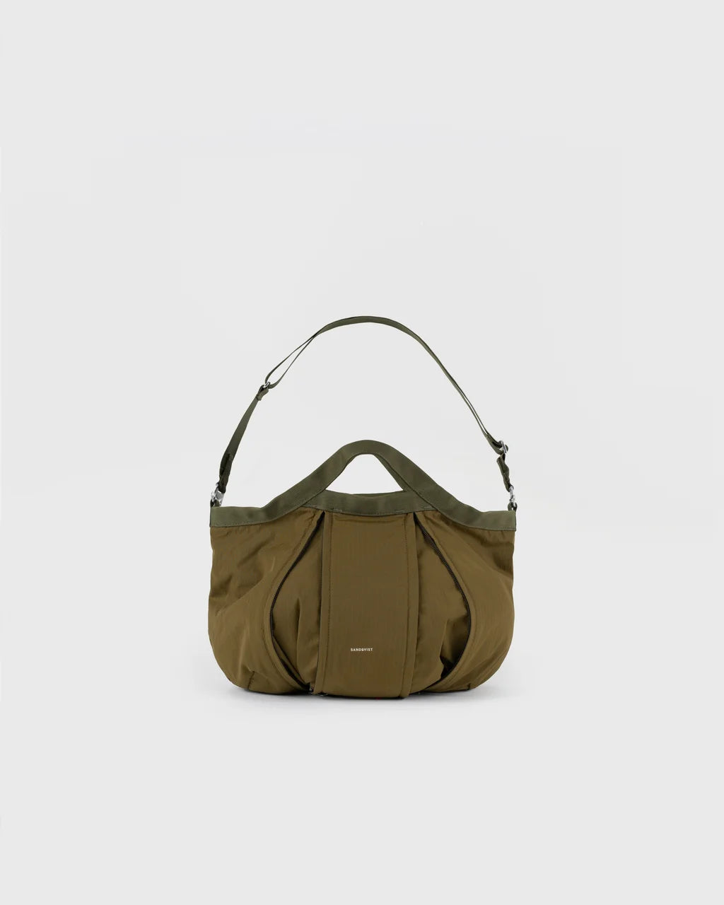 GRID Expandable Crosbody Bag Olive
