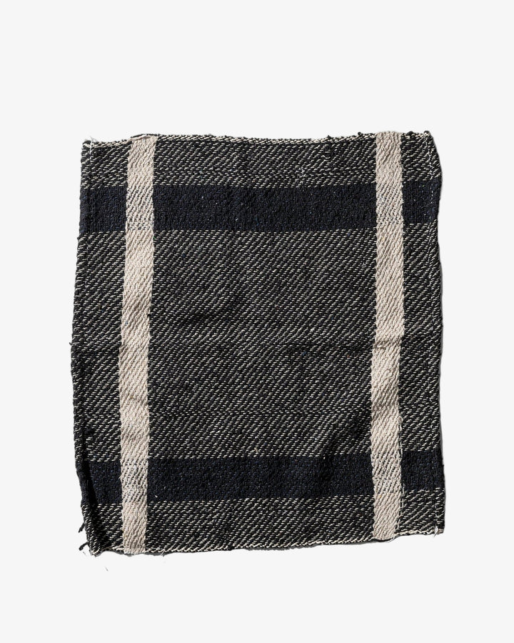 Vintage Indian Cloth Black Check