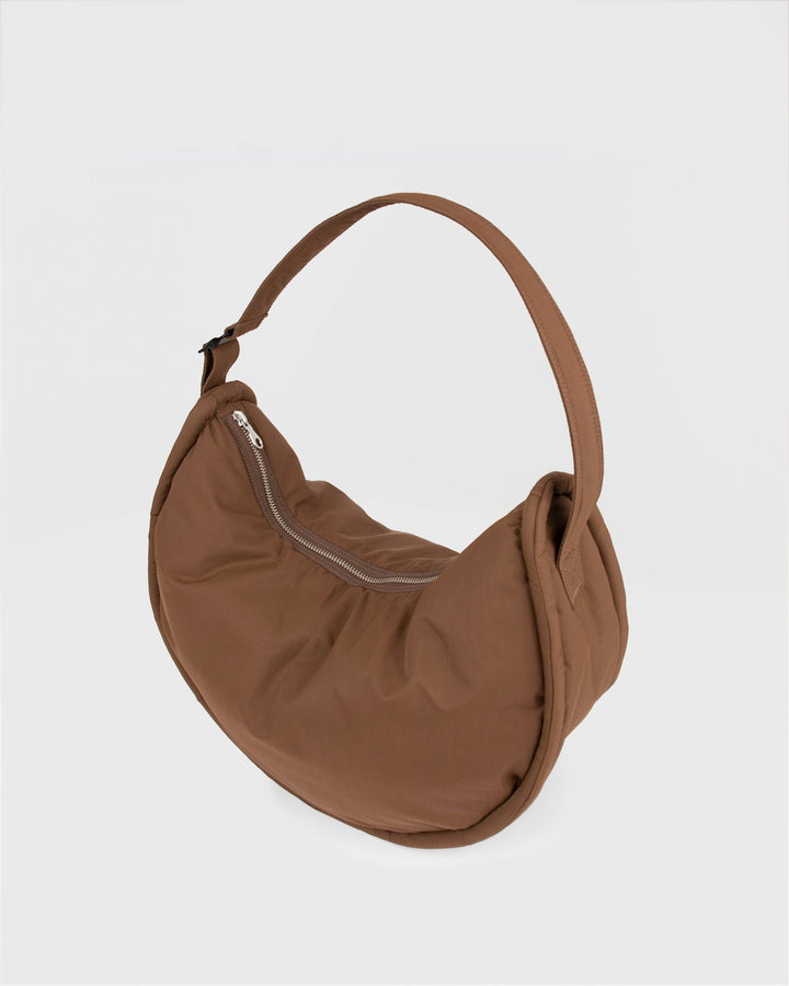 CURVE Half Moon Bag Dark Taupe