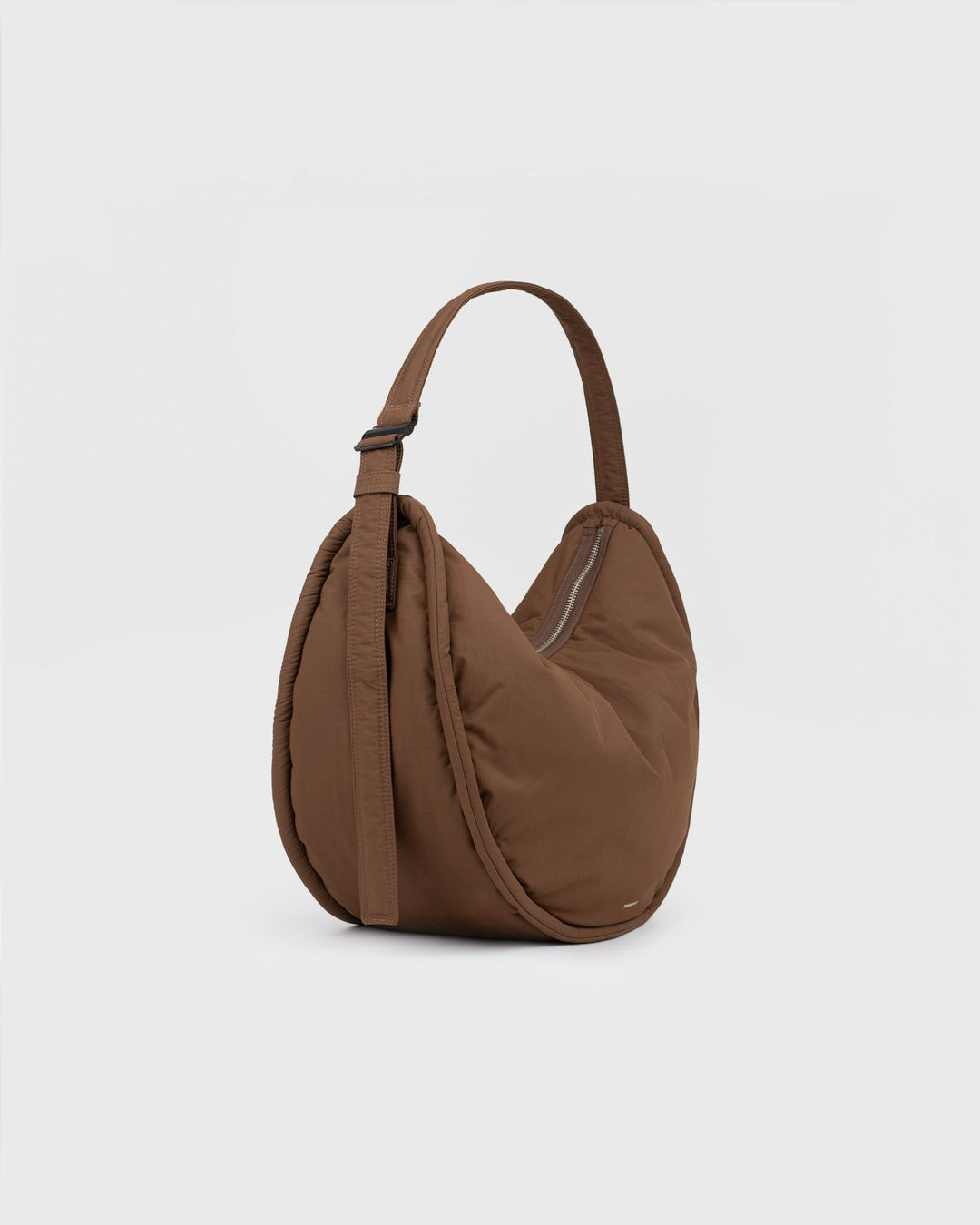 Curve Crossbody Bag Round Large Dark Taupe