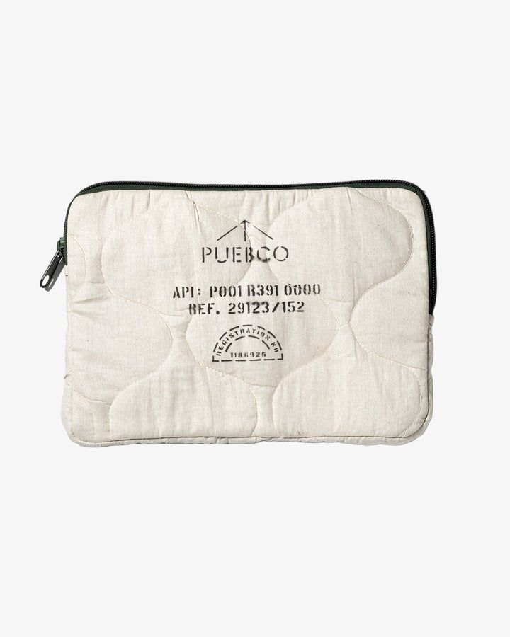 Cotton Quilted Laptop Case