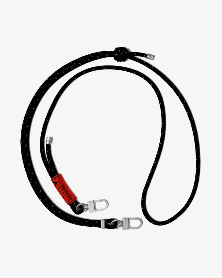 Topologie Wares Straps 6.0mm Rope Strap Black Reflective