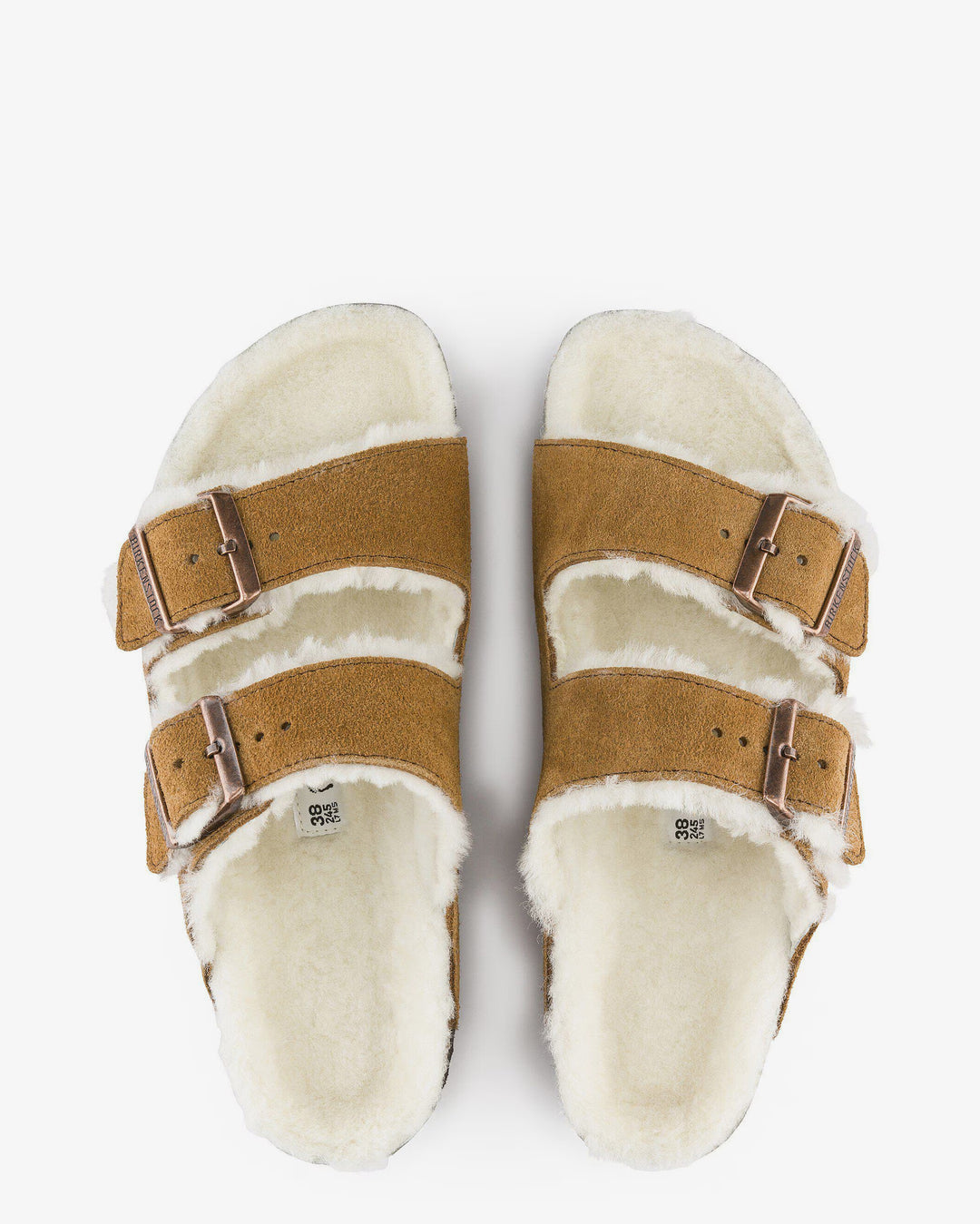 Birkenstock Arizona Shearling Mink