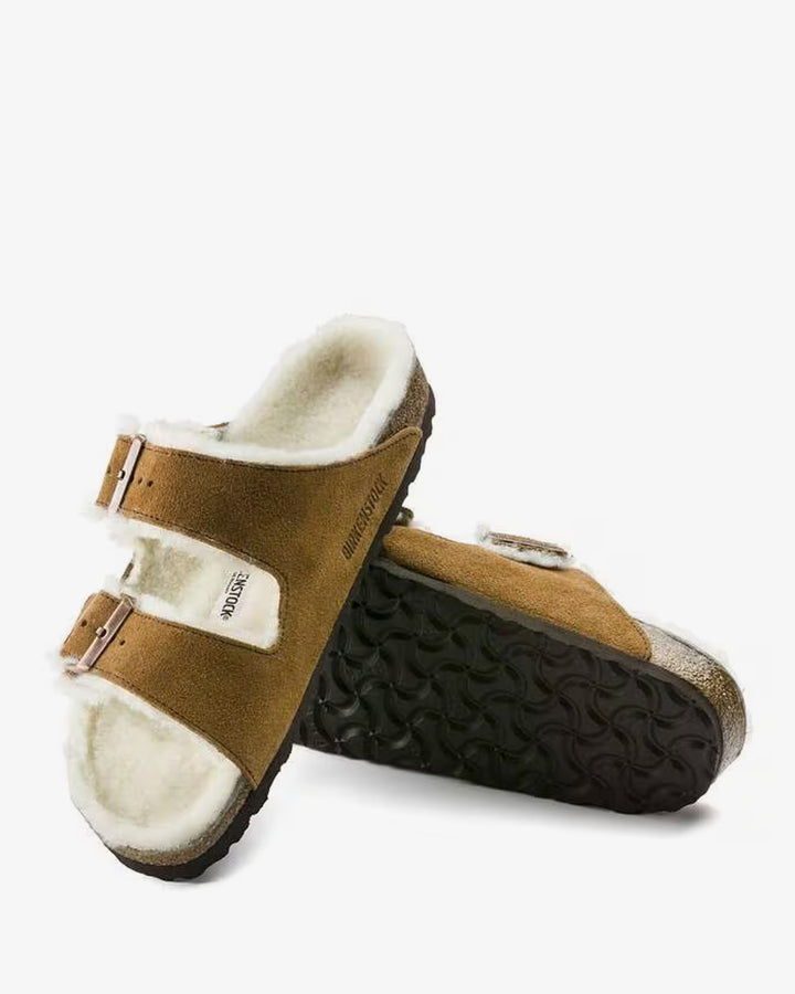 Birkenstock Arizona Shearling Mink