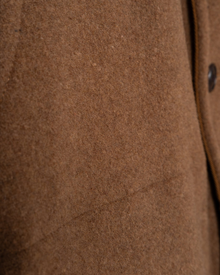 Army Caban Reversible Tambura Golf Wool Camel/Brown Check