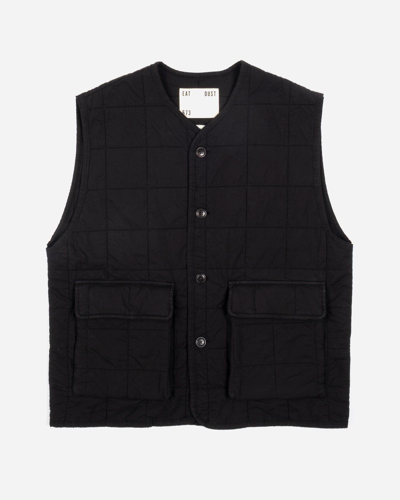 G.o.D Battle Vest Cotton Quilt Black