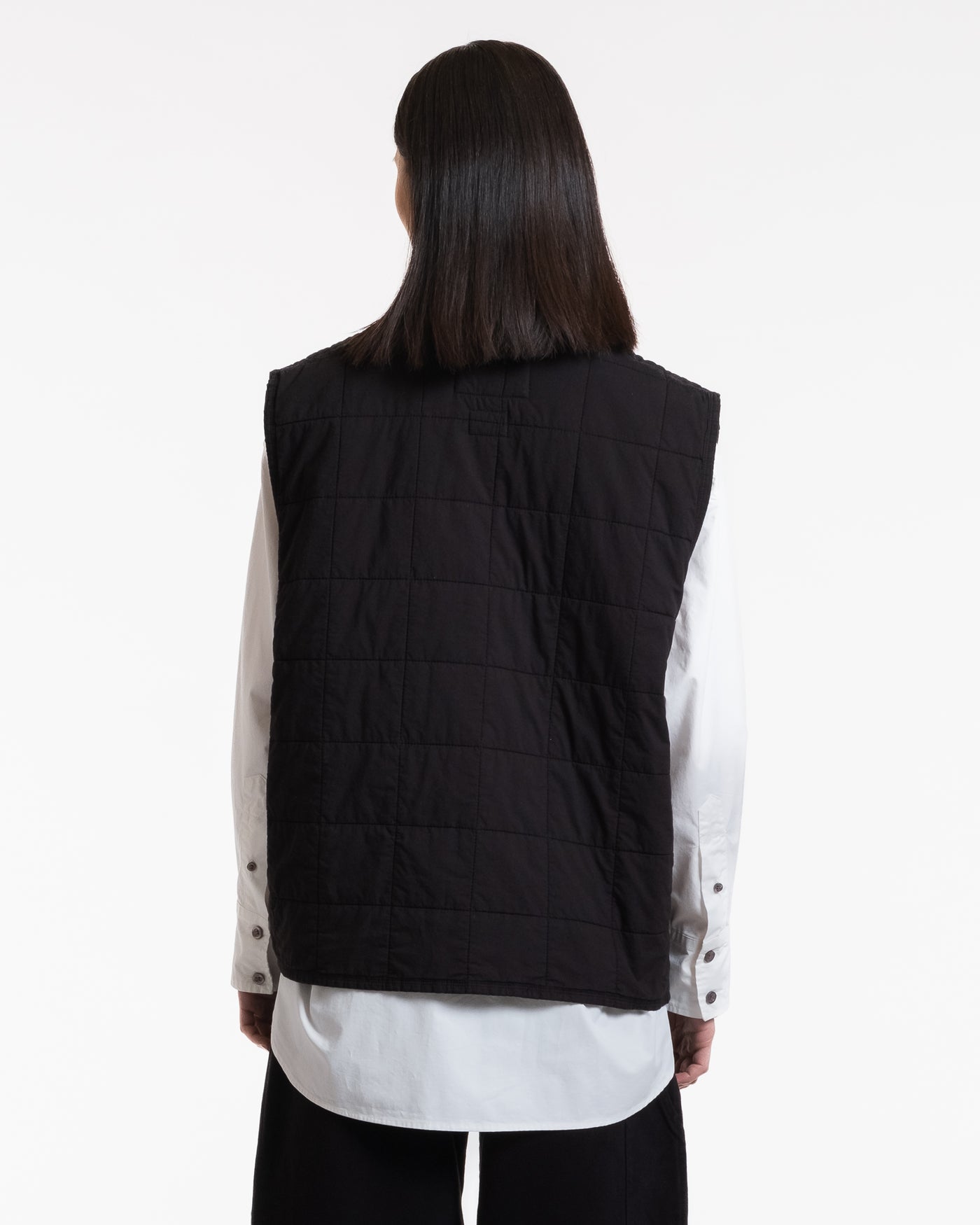 Battle Vest Cotton Quilt Black