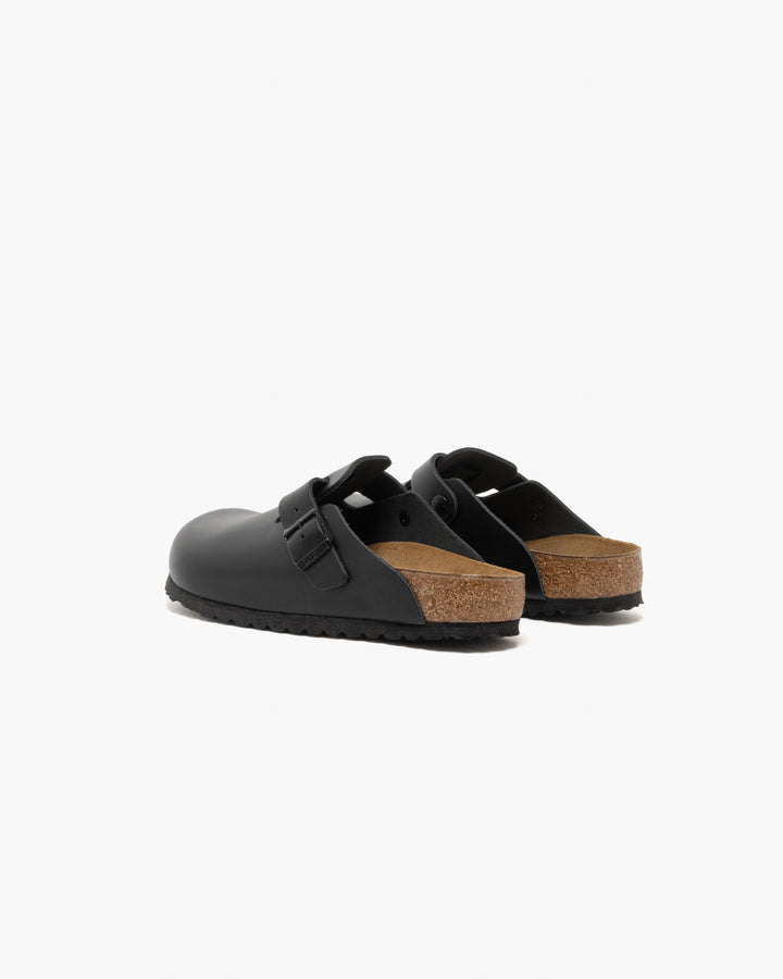 Birkenstock Boston Black Natural Leather