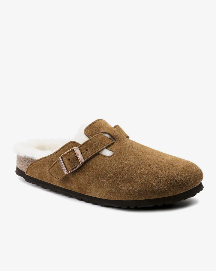 Birkenstock ボストン シアリング ミンク