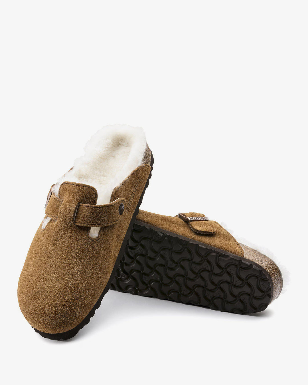 Birkenstock ボストン シアリング ミンク
