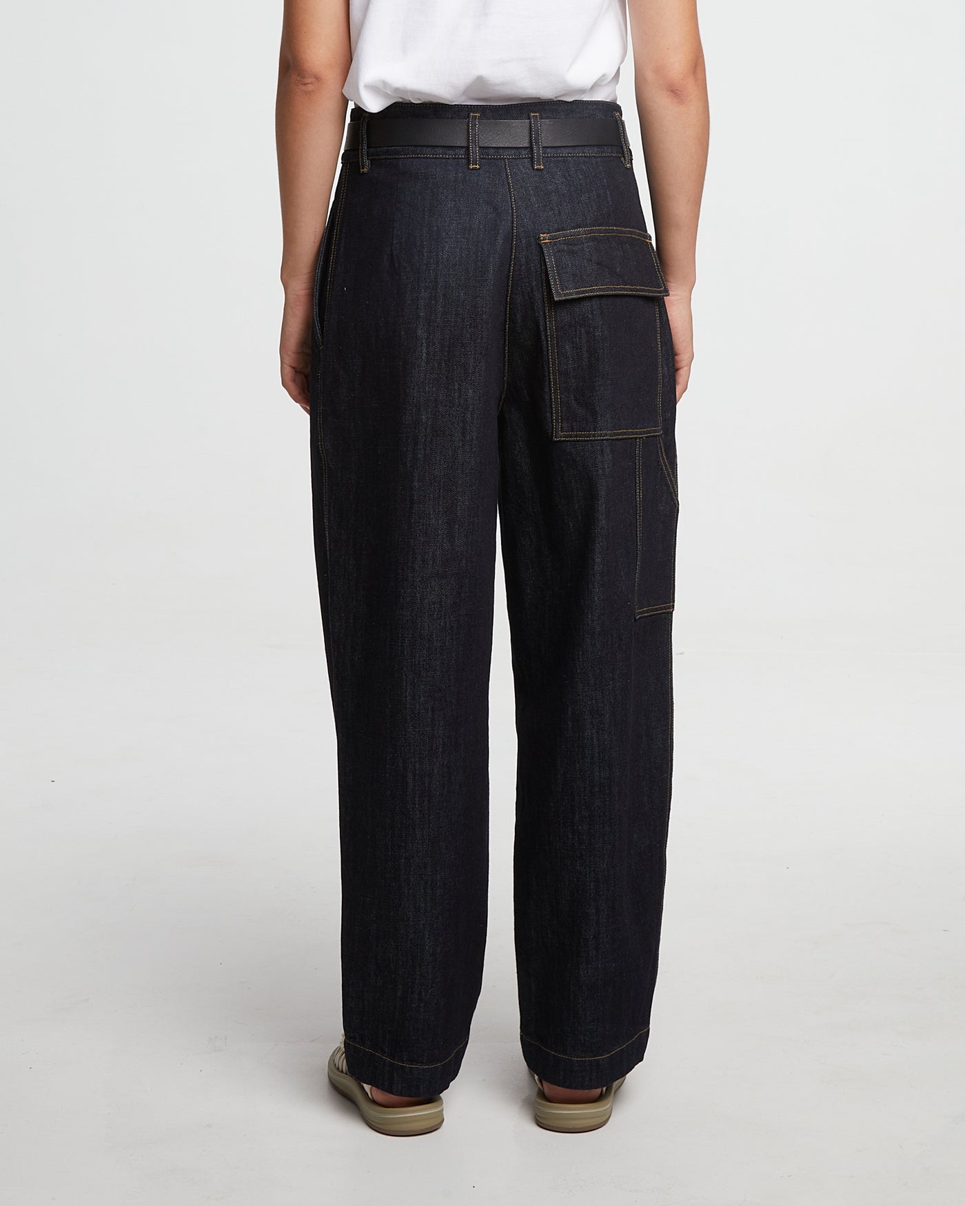 G.o.D British Worker Pants Regenerate Denim Blue