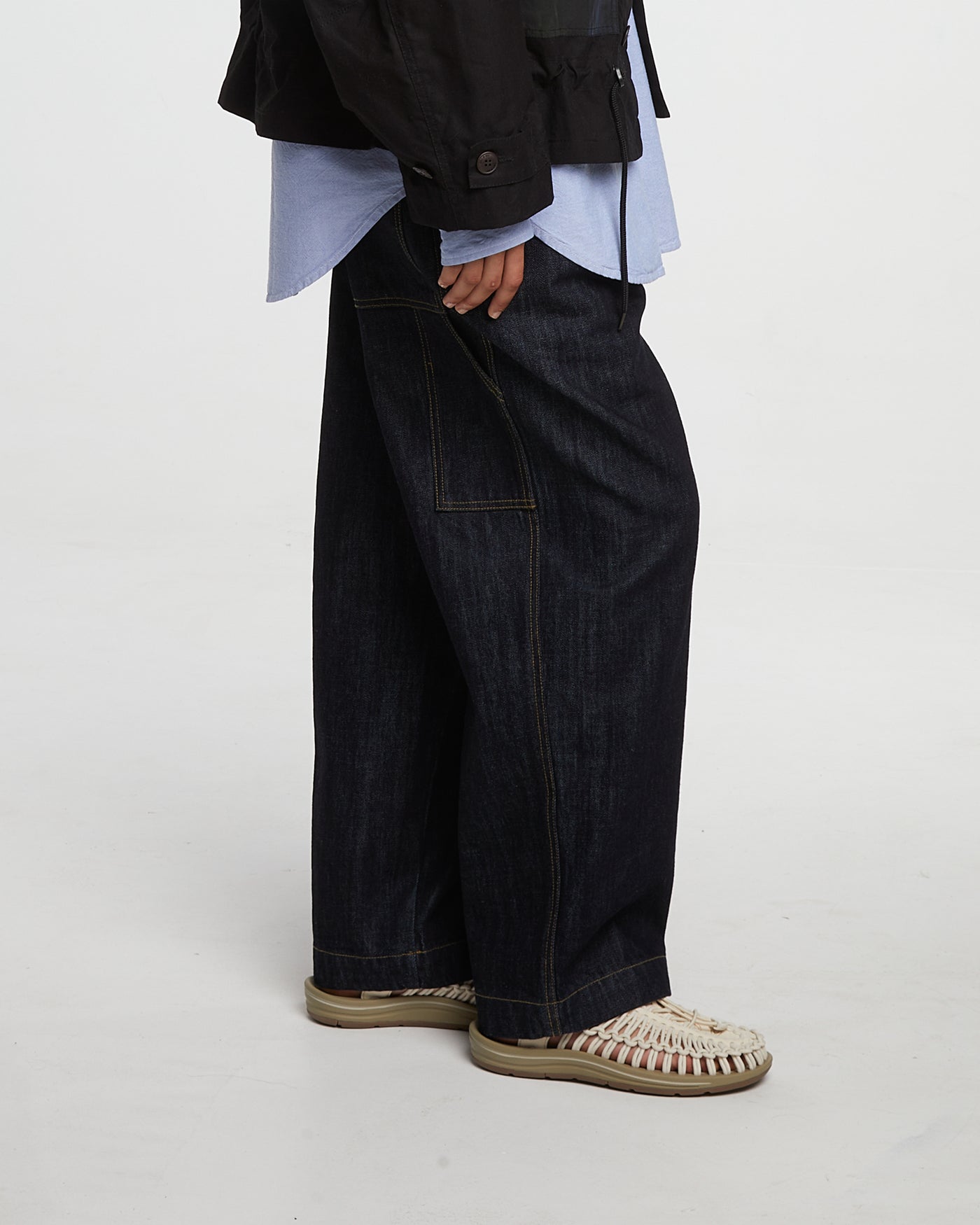 G.o.D British Worker Pants Regenerate Denim Blue