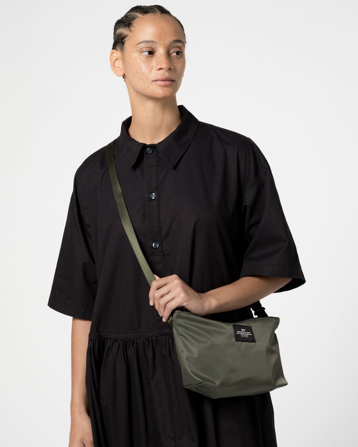 Fannypack Crossbody Nylon Twill Khaki Green