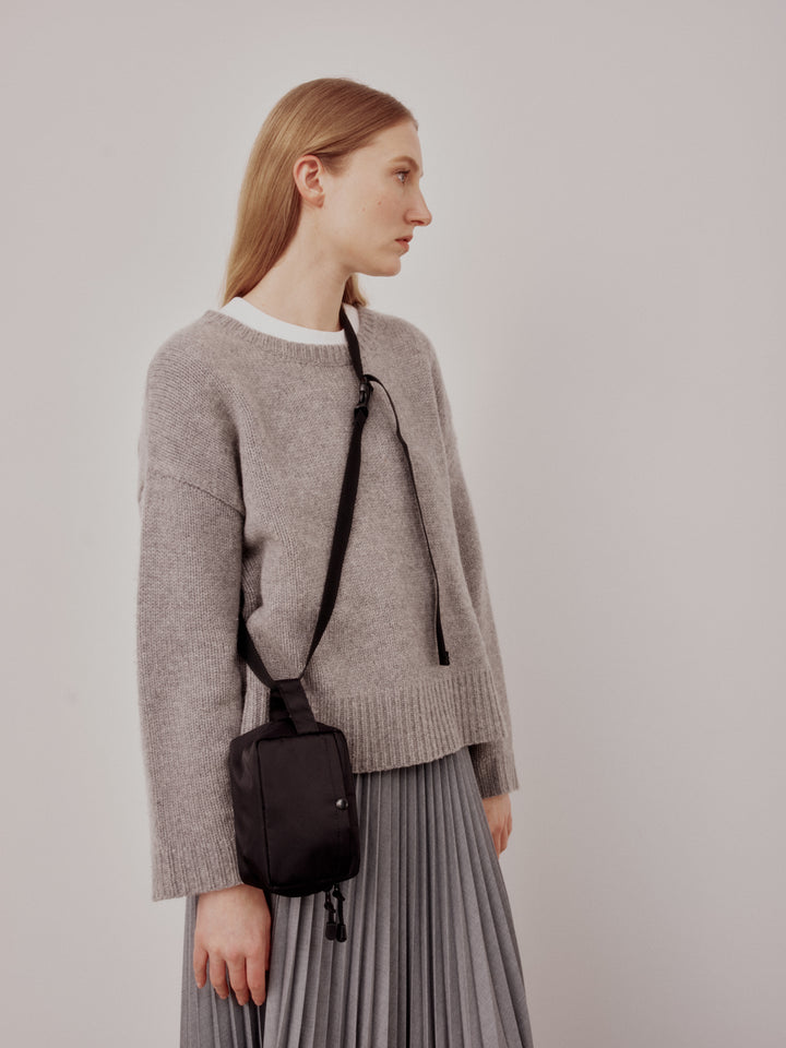 Belt Pouch Mini Black Puffer