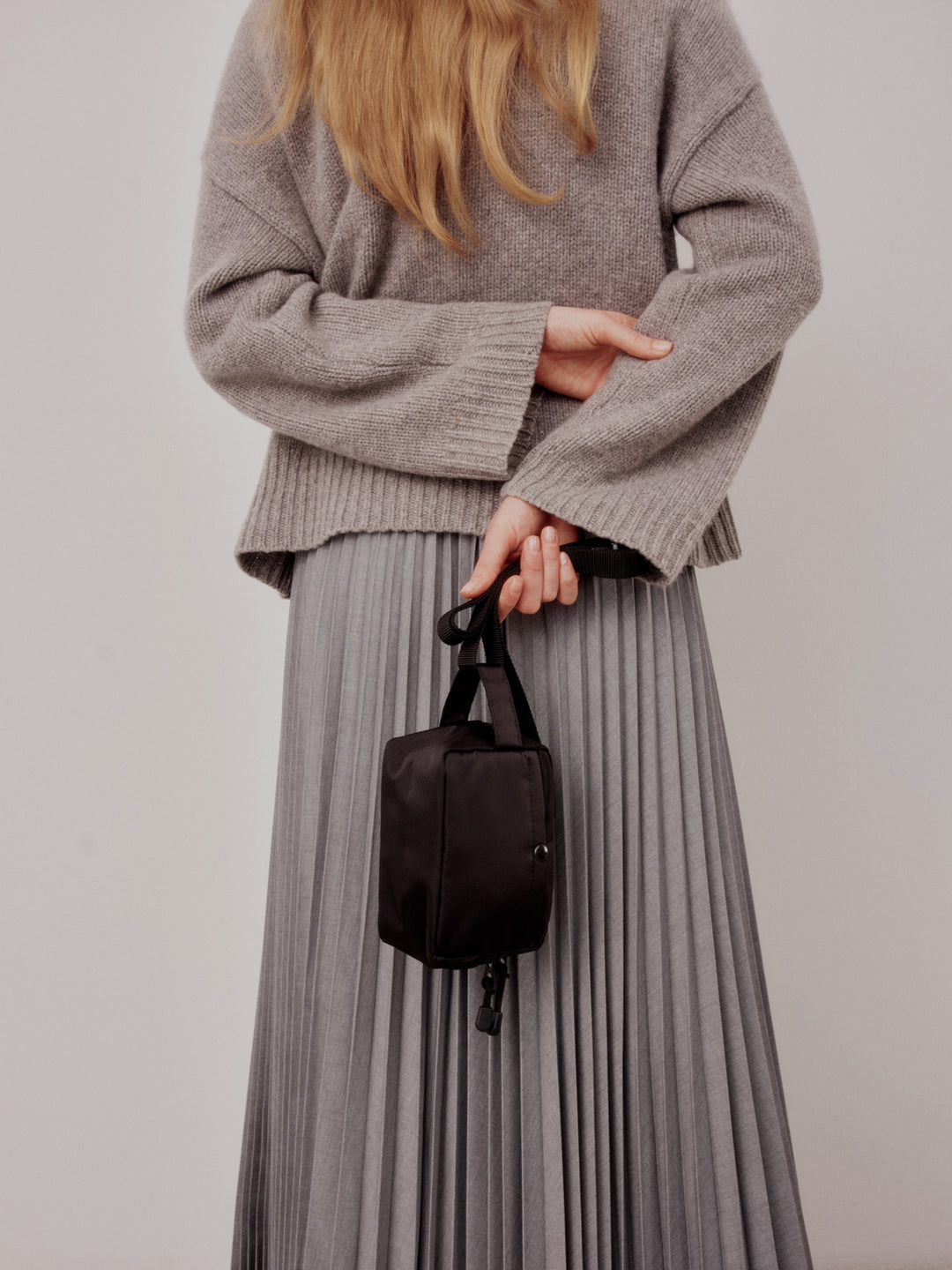 Belt Pouch Mini Black Puffer