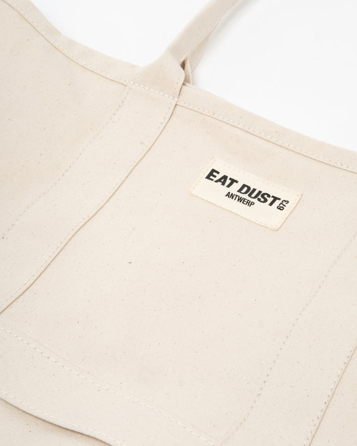 Small Canvas Shopper Bag Off White