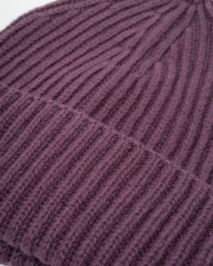 Wool Cashmere Beanie Lavender