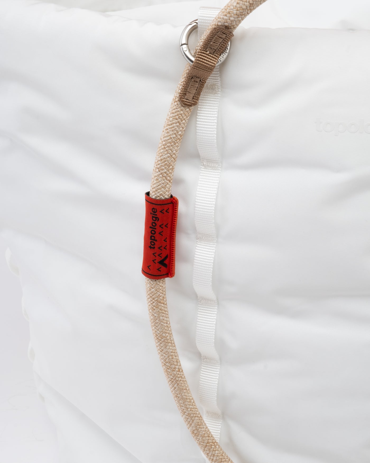 Topologie Cloud Tote Marshmallow + 10mm Rope Loop Coffee Melange