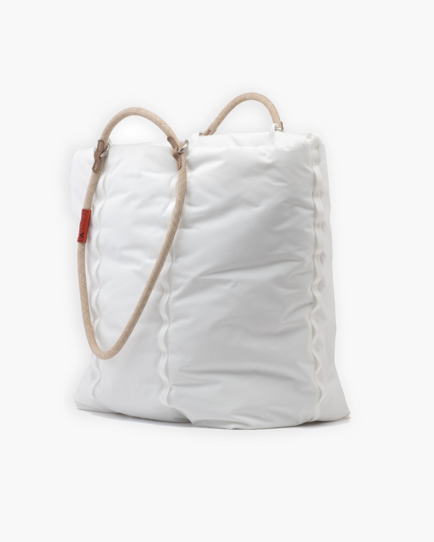 Topologie Cloud Tote Marshmallow + 10mm Rope Loop Coffee Melange