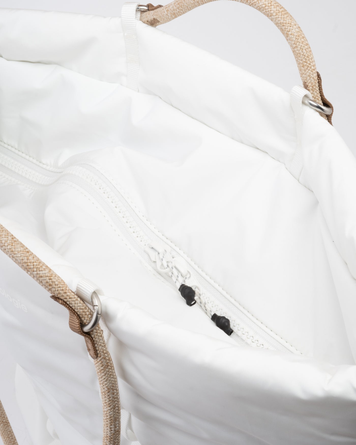 Topologie Cloud Tote Marshmallow + 10mm Rope Loop Coffee Melange