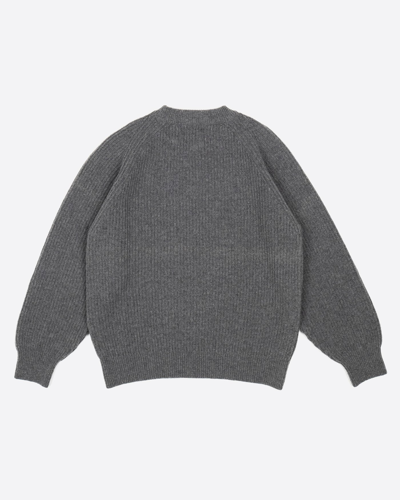 Crew Neck Sweater Yarn Delta Grey Melange