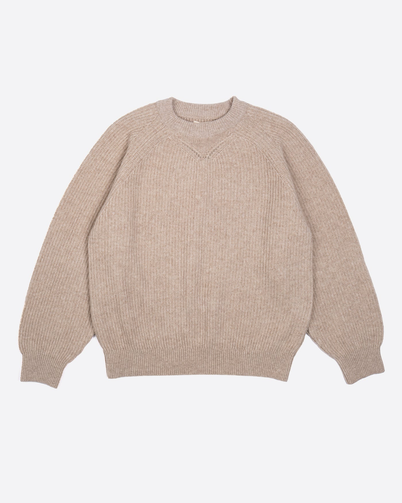 Crew Neck Sweater Yarn Delta Oatmeal