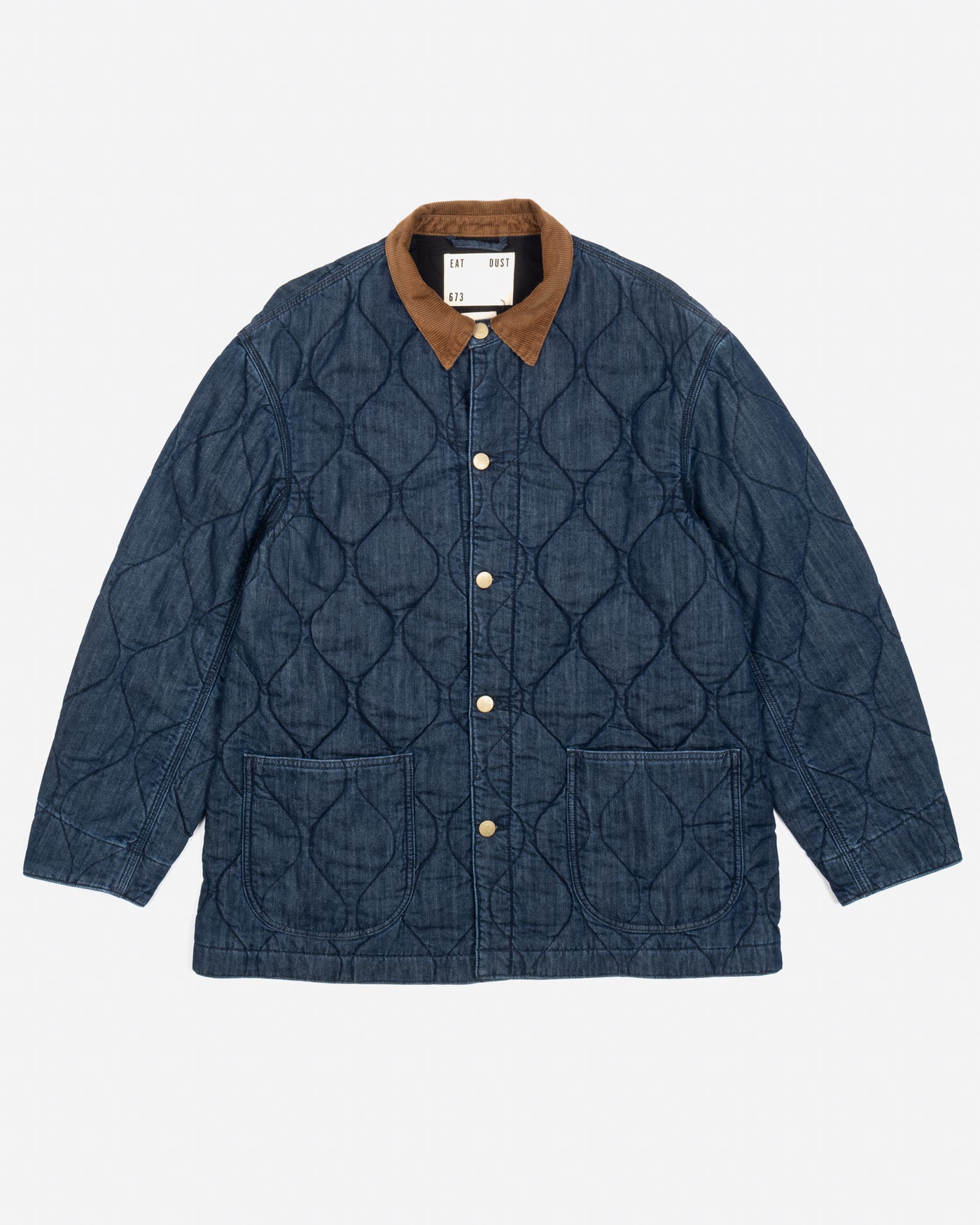 Chicago Jacket Quilted Denim Indigo