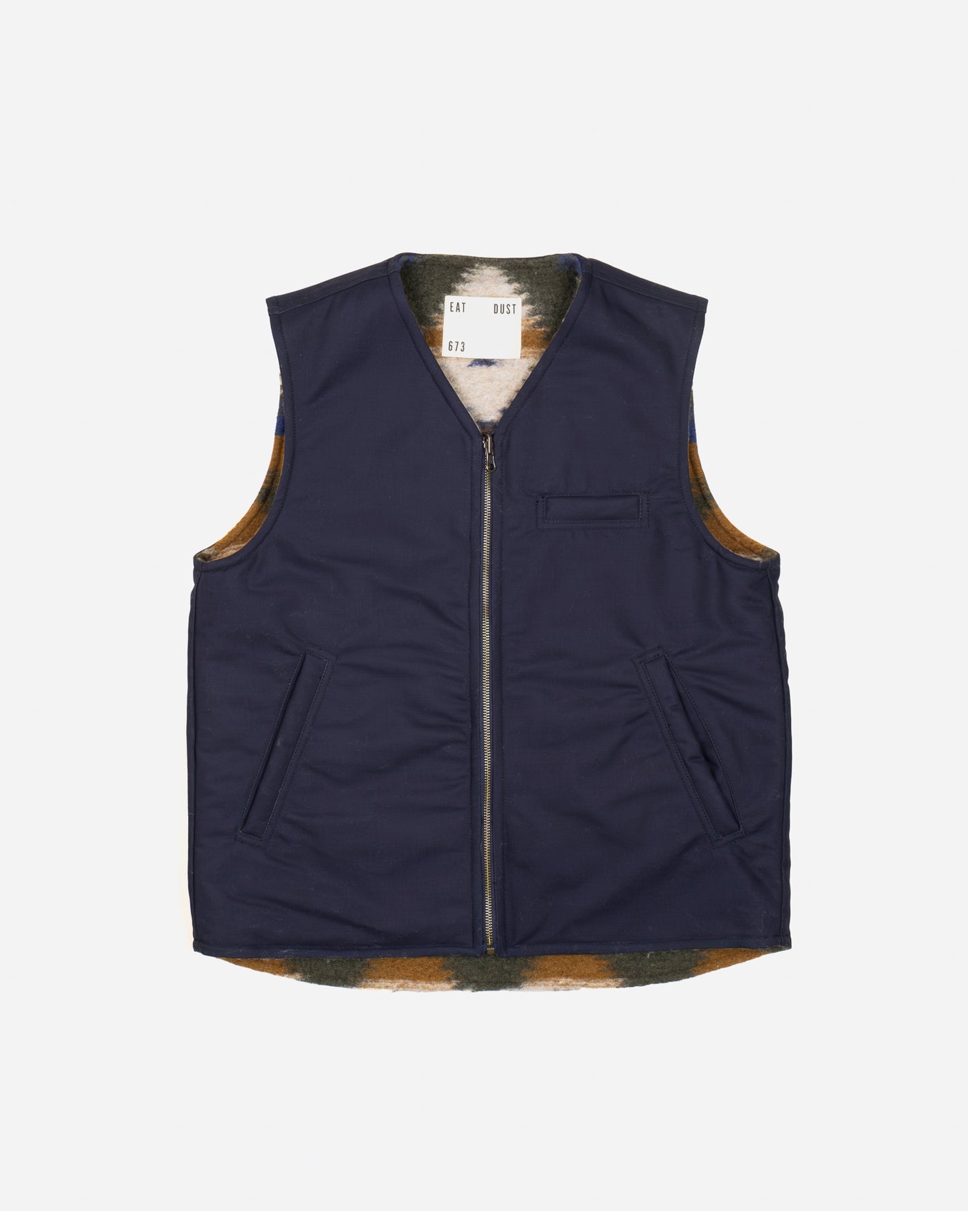 Deck Vest Nebraska Cotton Blue