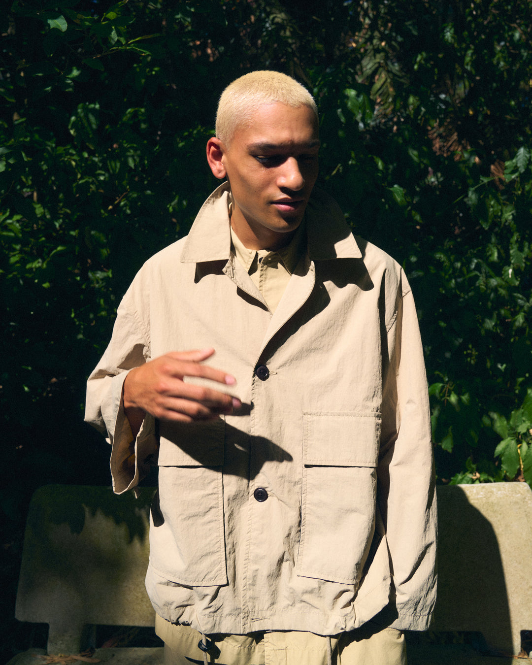 Cove Jacket Fuji Nylon Oyster