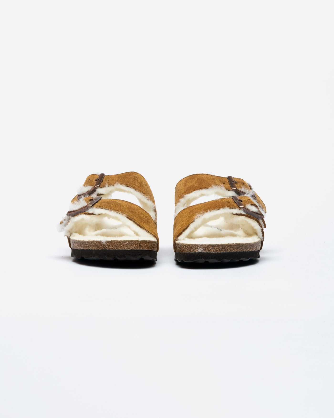 Birkenstock Arizona Shearling Mink (Narrow)