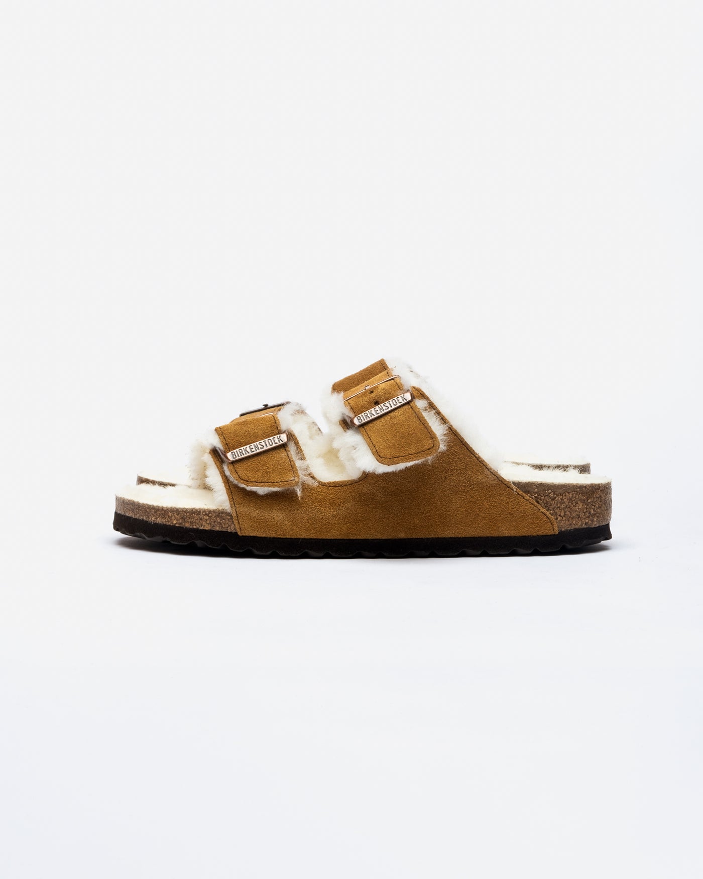 Birkenstock Arizona Shearling Mink (Narrow)