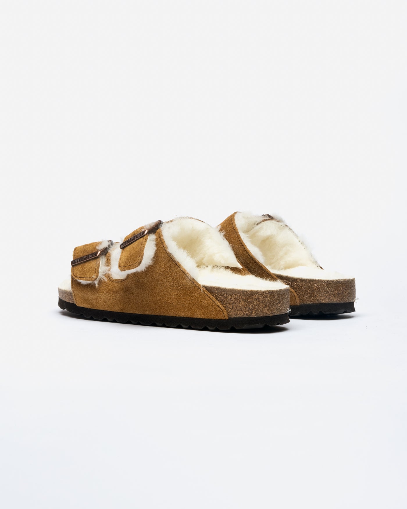 Birkenstock Arizona Shearling Mink (Narrow)