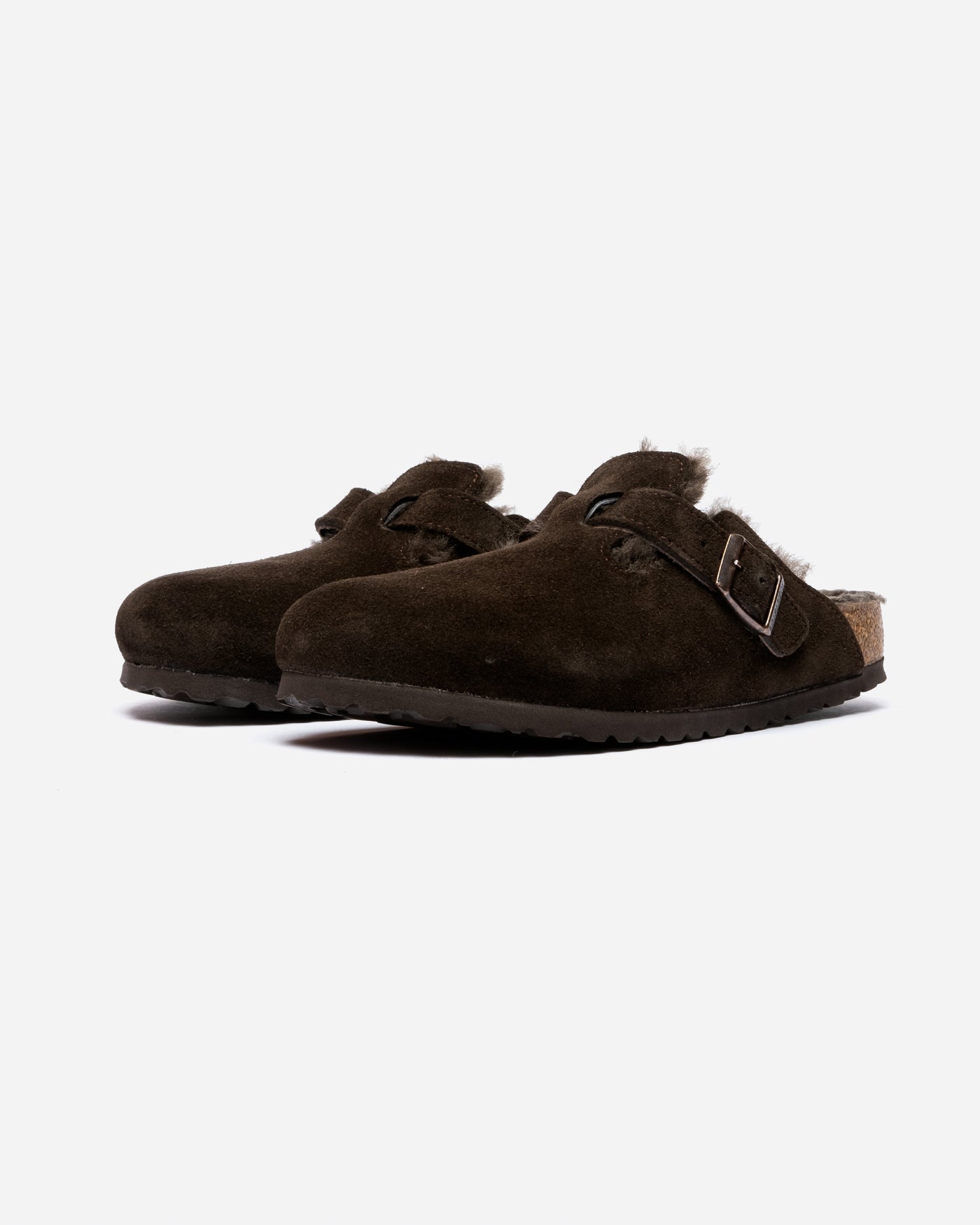 Birkenstock Boston Shearling Mocca (Narrow)