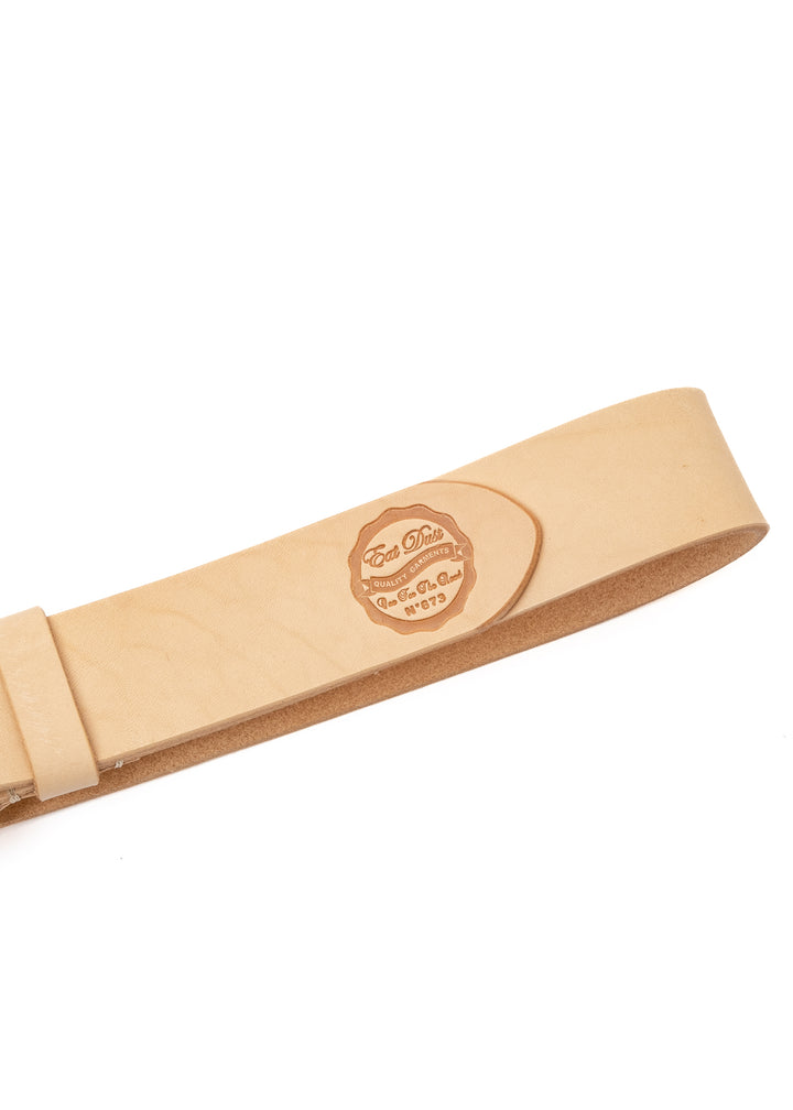 Leather Belt Roller Natural