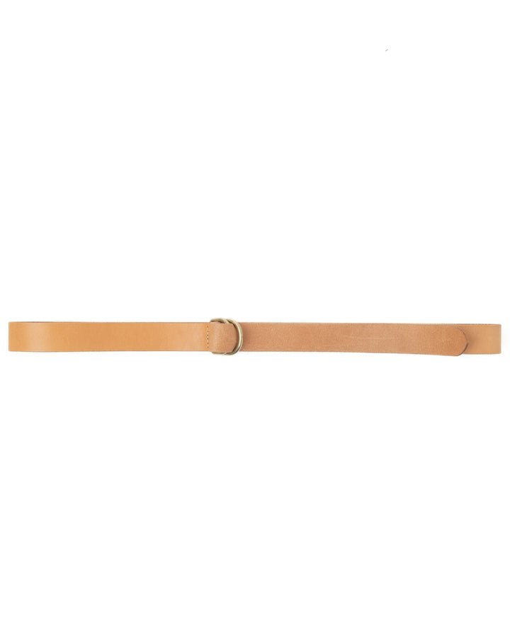 G.o.D Belt long leather Natural