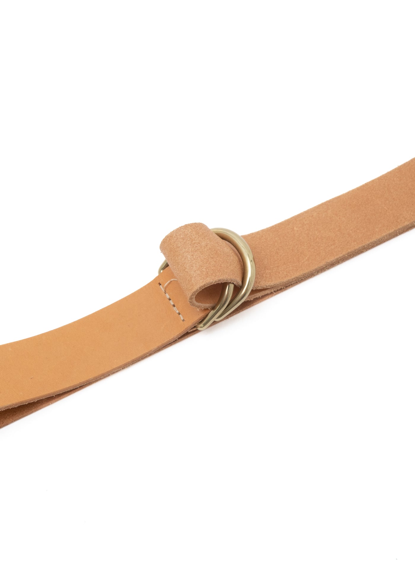 G.o.D Belt long leather Natural