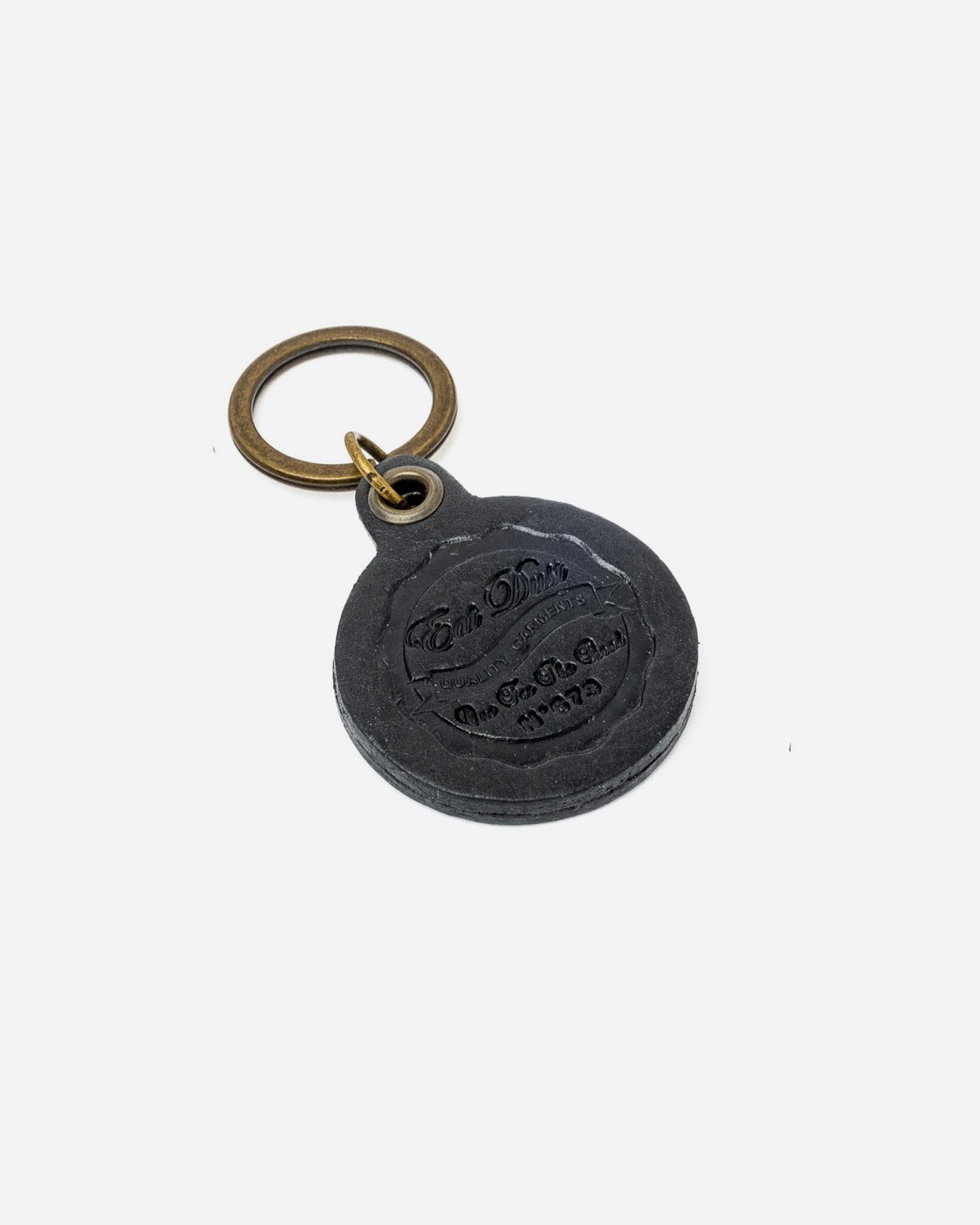 Leather Keychain Small Leather Black