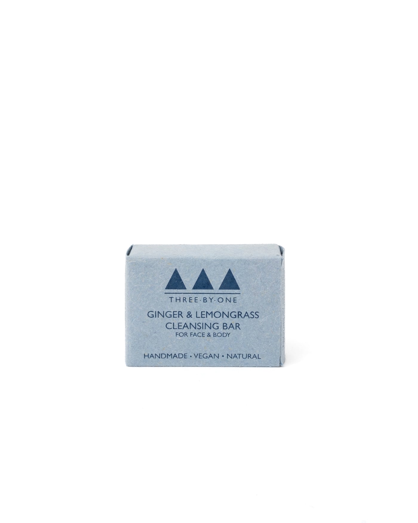 Three By One Ginger & Lemongrass Cleansing Bar for face & body