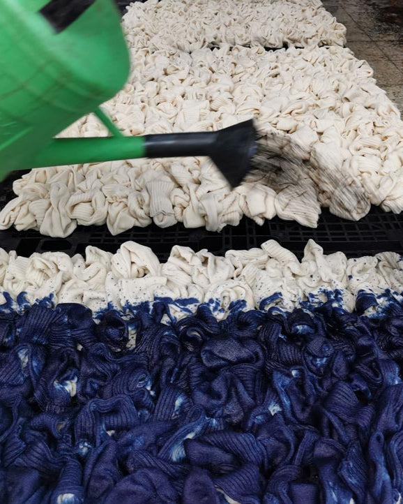 Escuyer Tie Dye Socks Brown/Green