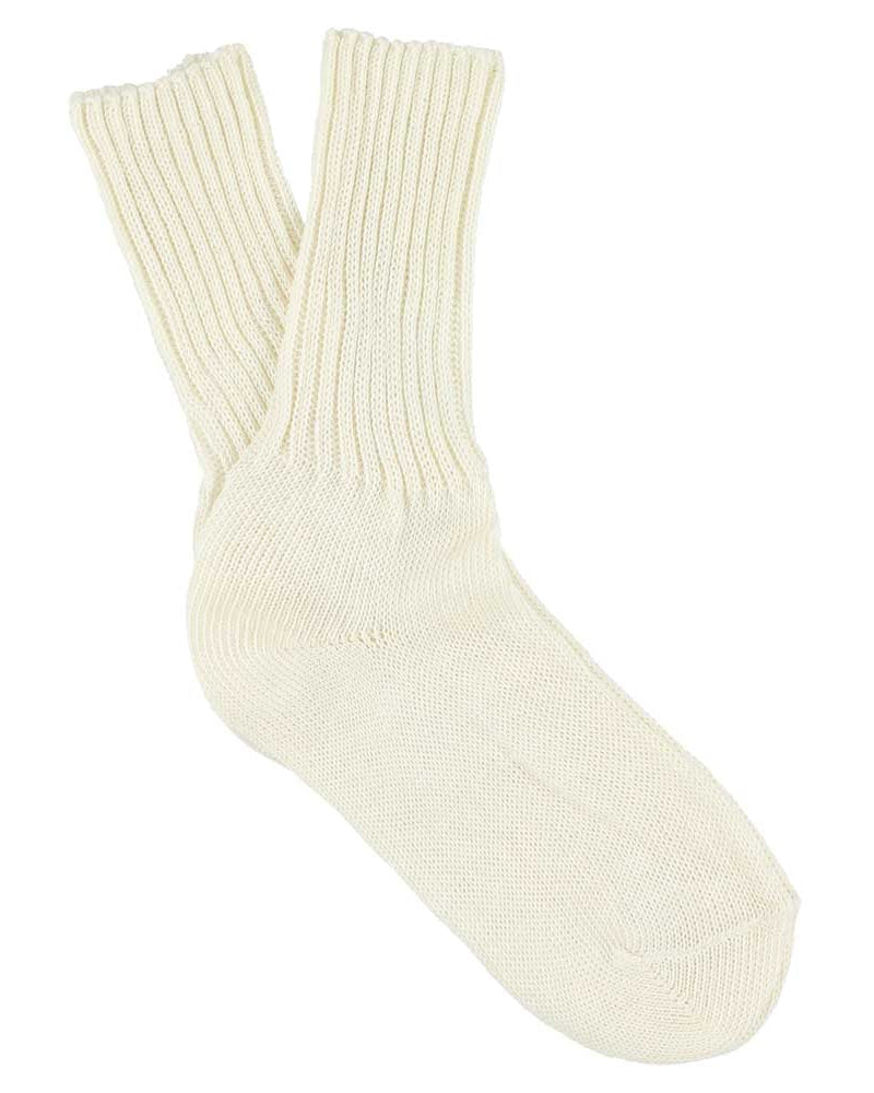 Escuyer Crew Socks Off White