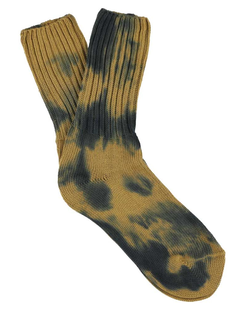 Escuyer Tie Dye Socks Mood Indigo/Medal Bronze