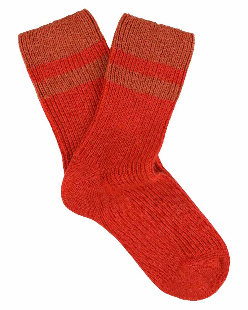 Escuyer Women's Cashmere Stripes Strong Orange/Orange