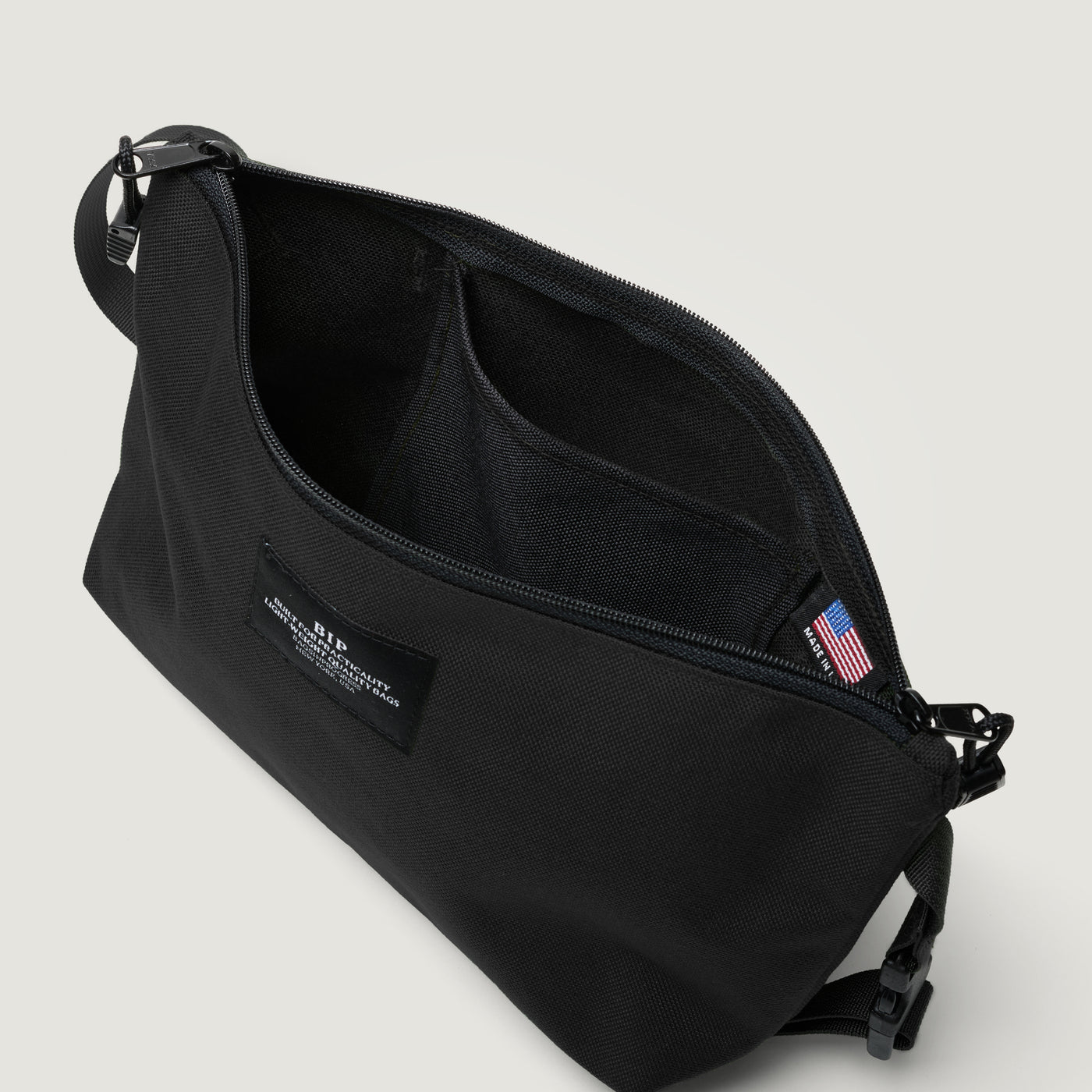 Fannypack Crossbody Canvas Nylon Black